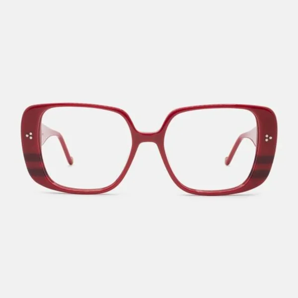 Gafas MONSINE MX Clip-On Azulejo C4 – Rojo/Rojo - Imagen 2