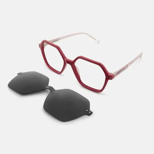 Gafas BE HAPPY BH Clip-On Nagusi C4 – Rosa/Negro