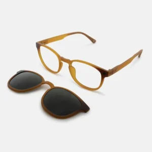Gafas BE HAPPY BH Clip-On Quiros C3 – Caramelo/Caramelo