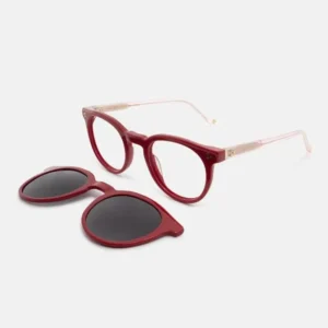 Gafas MONSINE MX Clip-On Vitral C4 – Rojo/Rojo