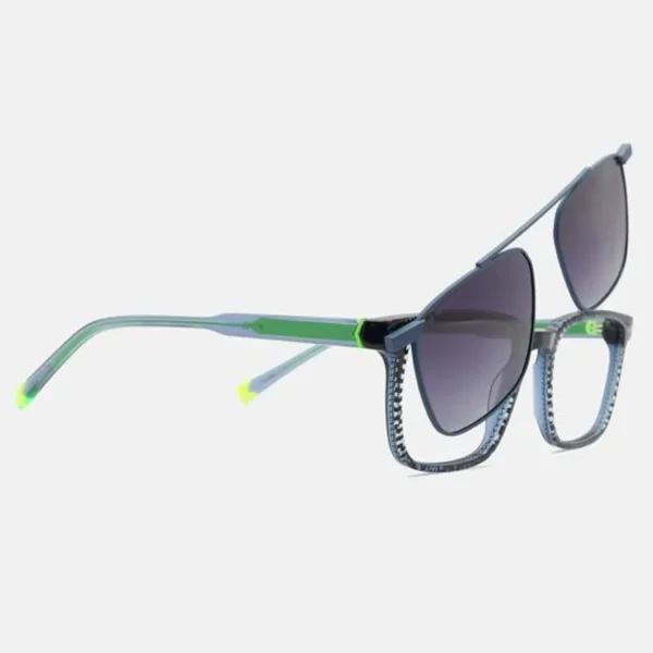 Gafas MIRO JEANS MJ Clip-On Glisten C3 – Azul Marino/Azul - Imagen 2