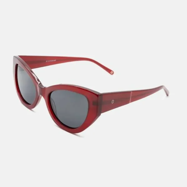 Gafas de Sol Be Happy BHS Guerrero C3 – Rojo Vibrante con Lentes Polarizadas - Imagen 2