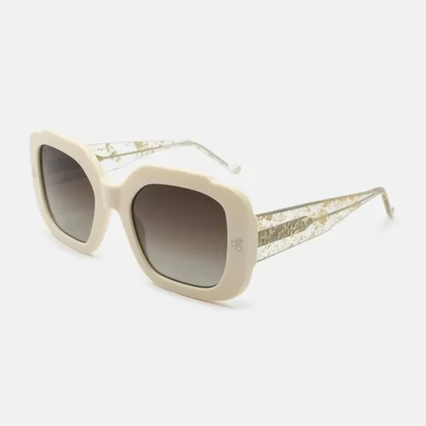Gafas de Sol Monsine MS Opacidad C3 – Crema Opaco con Lentes Polarizadas - Imagen 2