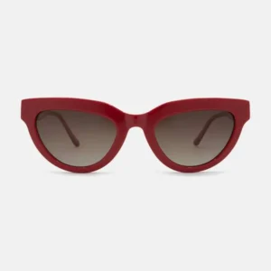 Gafas de Sol Monsine MS Orden C4 – Rojo Brillante con Lentes Polarizadas