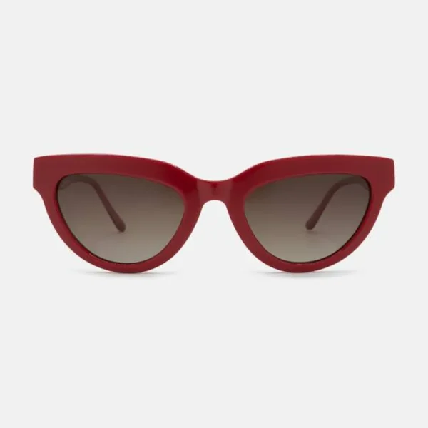 Gafas de Sol Monsine MS Orden C4 – Rojo Brillante con Lentes Polarizadas